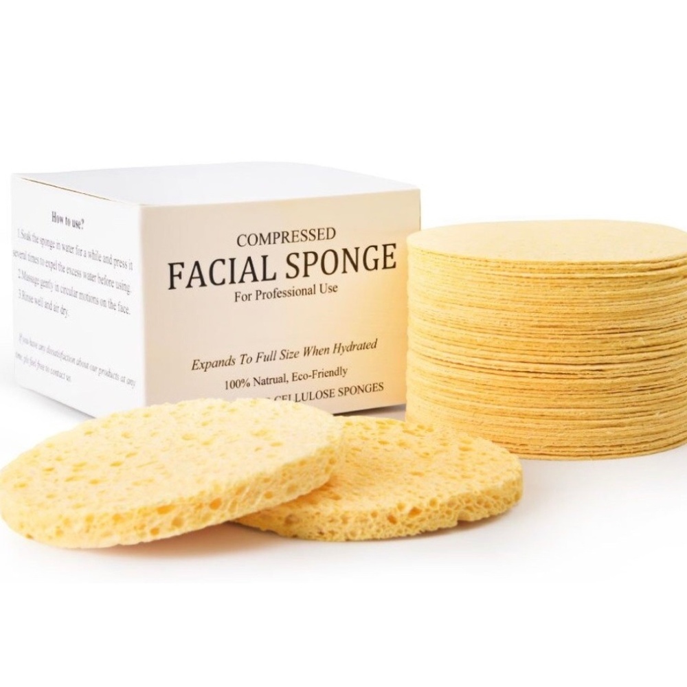 24 Pack -Natural Compressed Facial Sponges (24 PK)